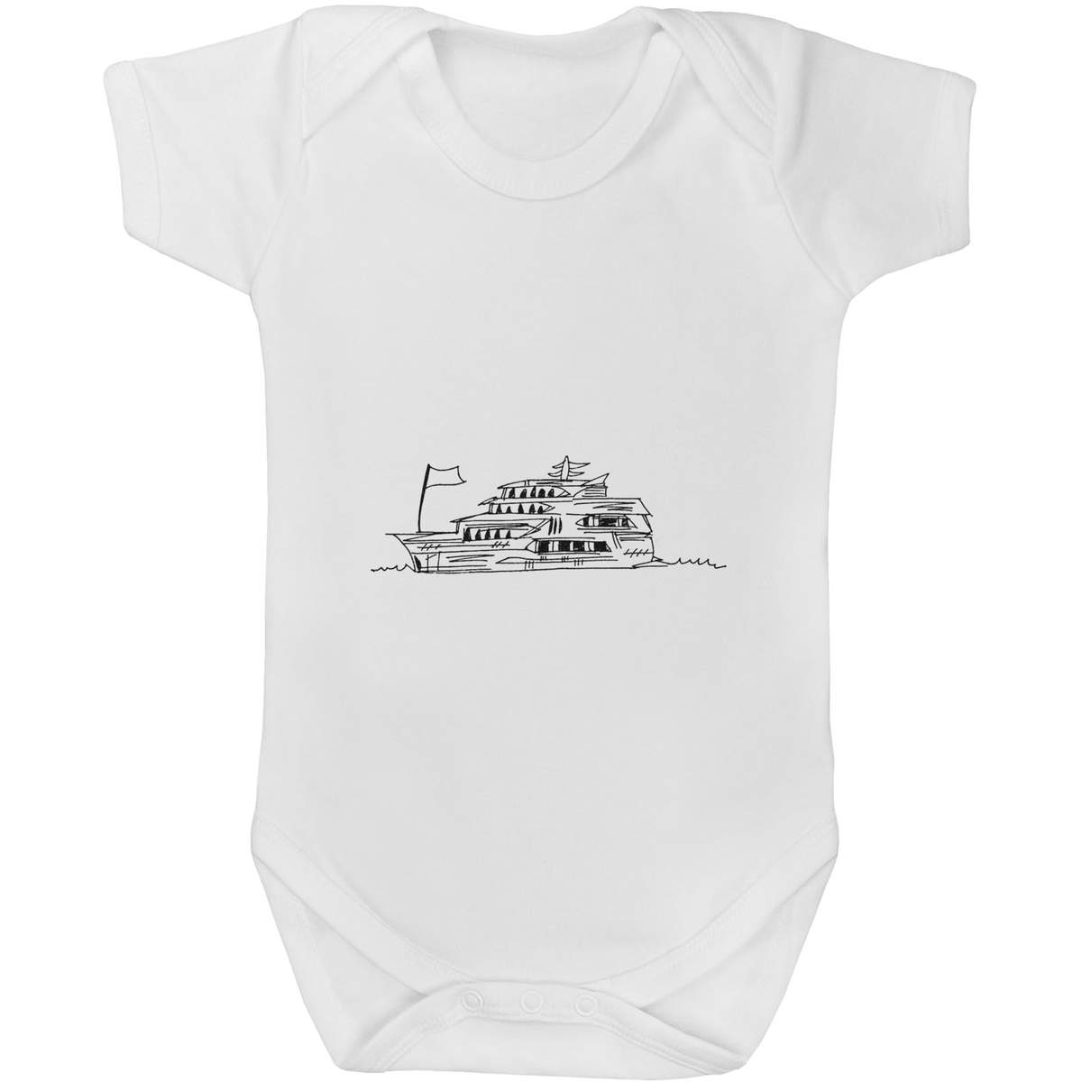 6-12 Month 'Posh Boat' Baby Grow / Bodysuit (GR00042167)