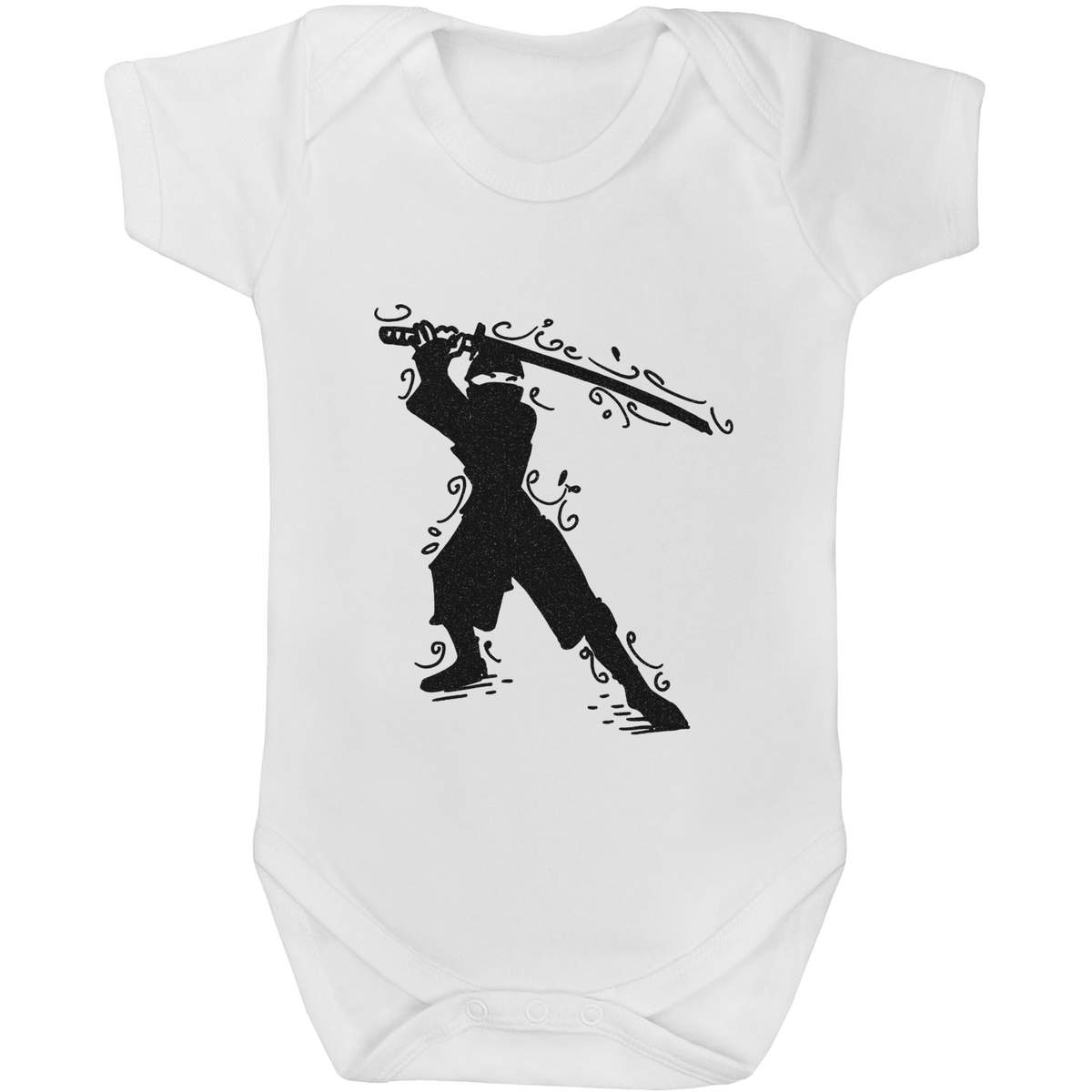 6-12 Month 'Ninja' Baby Grow / Bodysuit (GR00062903)