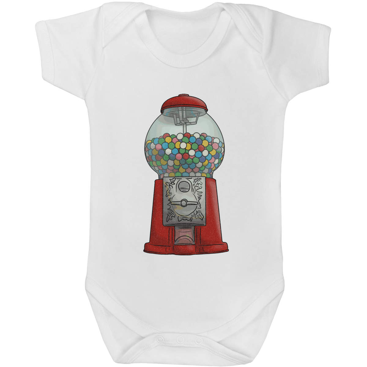 6-12 Month 'Gumball Machine' Baby Grow / Bodysuit (GR00104101)