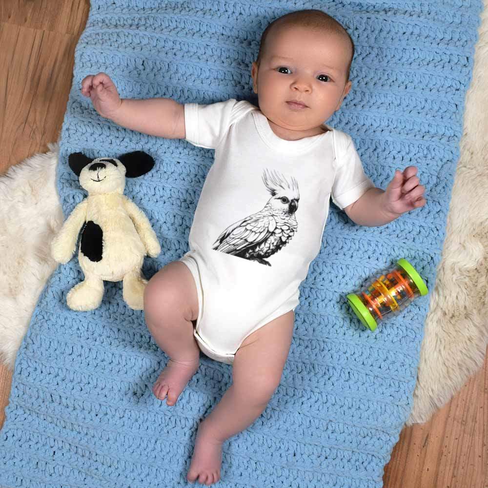 'cockatiel' Baby Grows / Bodysuits (GR042979) - Picture 6 of 10