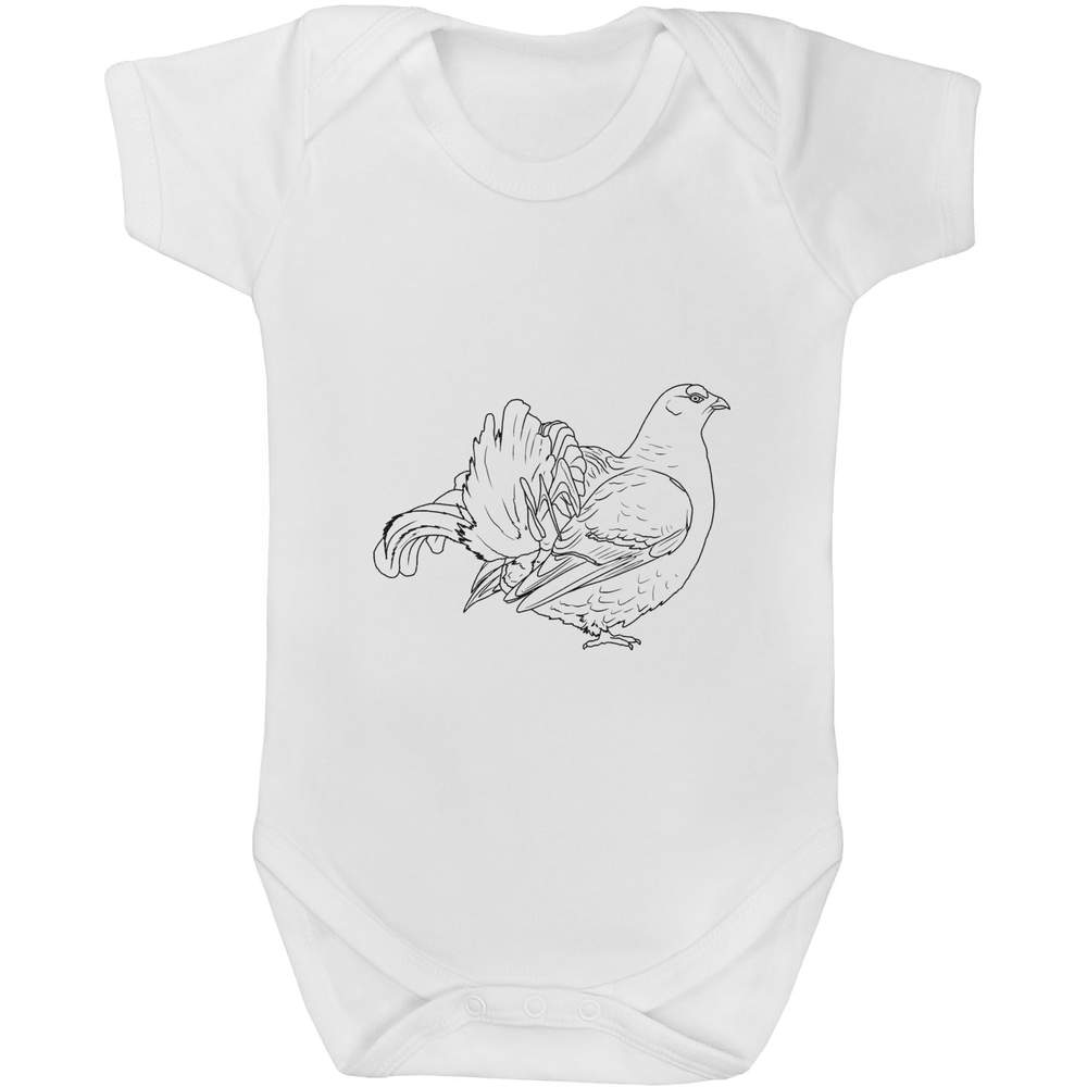 'Lek Black Grouse' Baby Grows / Bodysuits (GR046519) - Picture 5 of 10