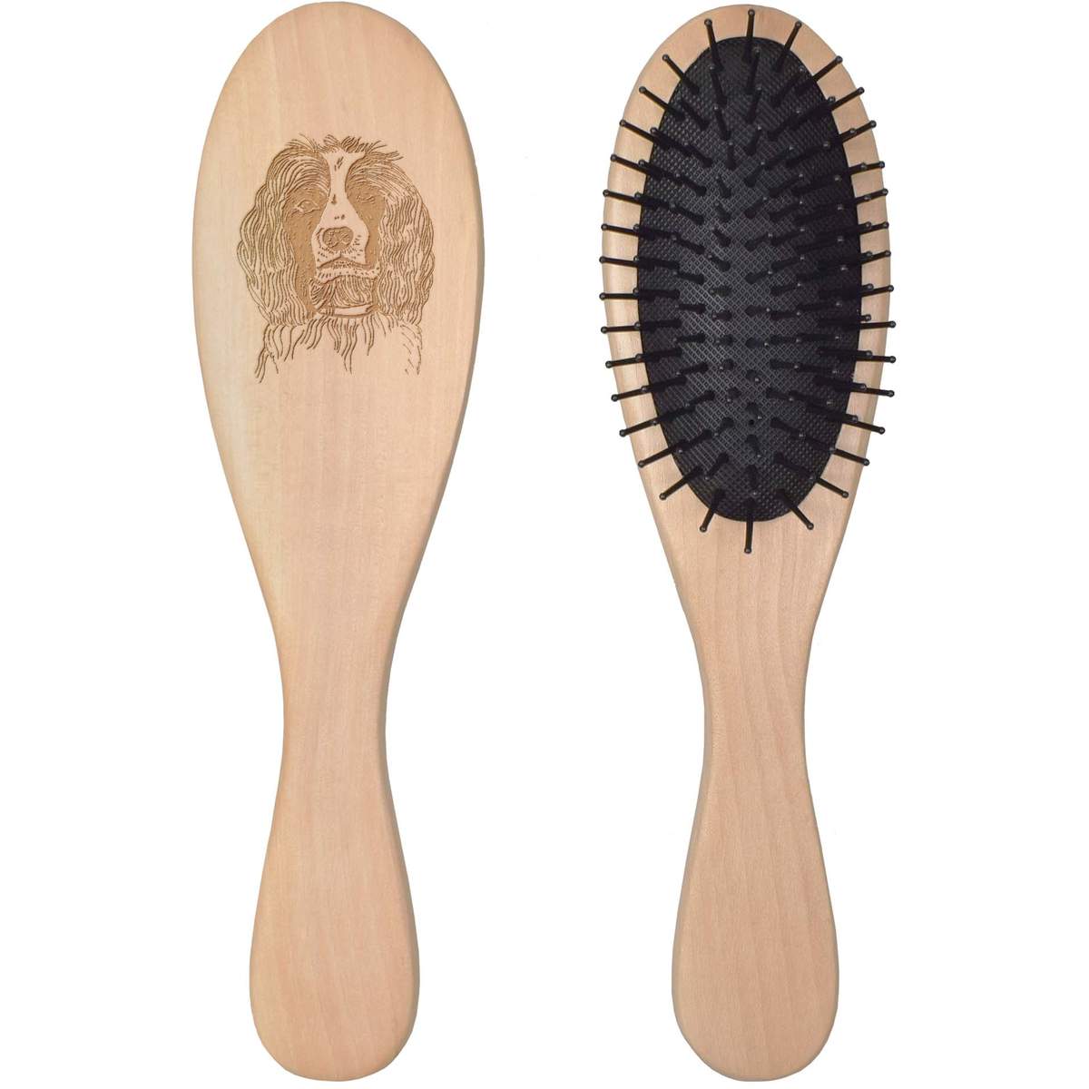 'Cocker Spaniel' Wooden Hairbrush (HA00039878)