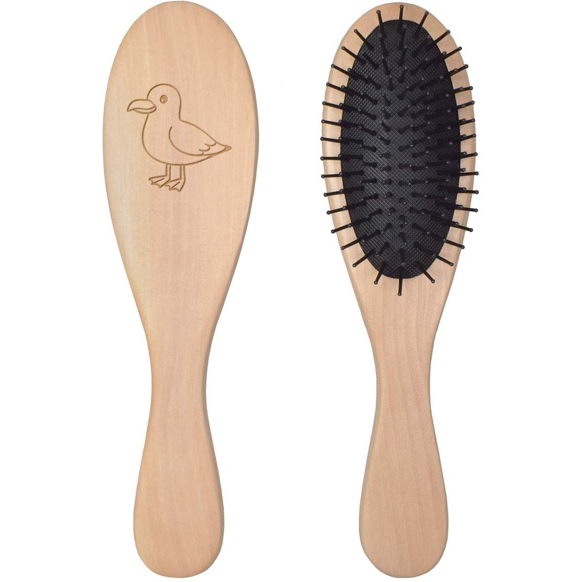 'Seagull' Wooden Hairbrush (HA00057388)