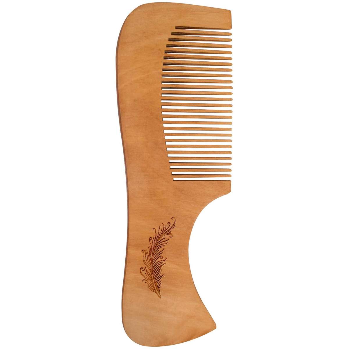 'Soft Feather' Wooden Comb (HA00016633)