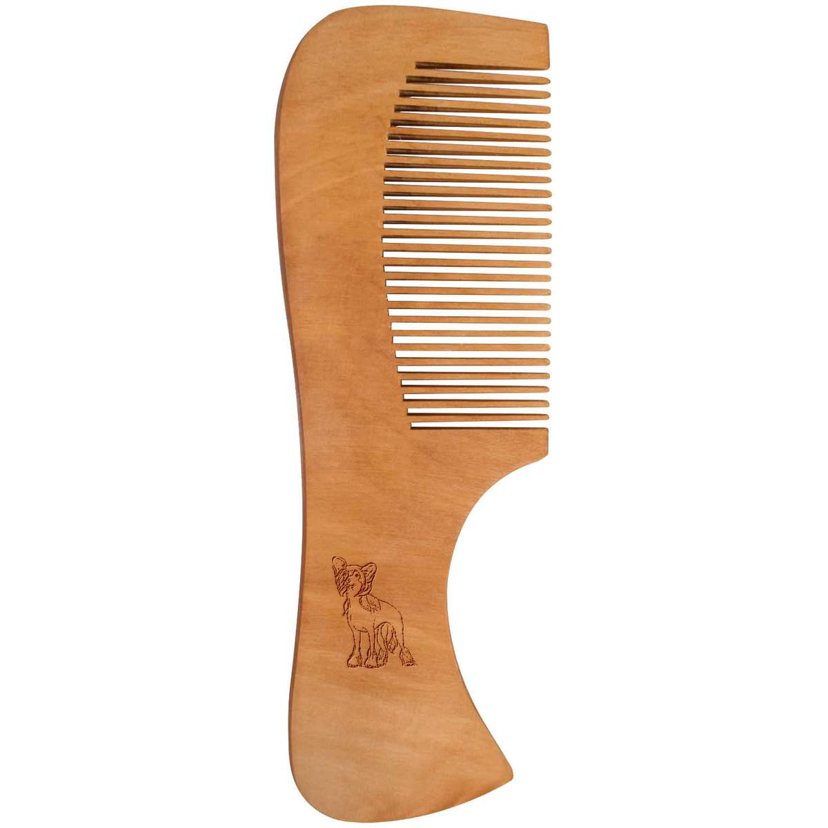 'Chinese Crested' Wooden Comb (HA00039117)