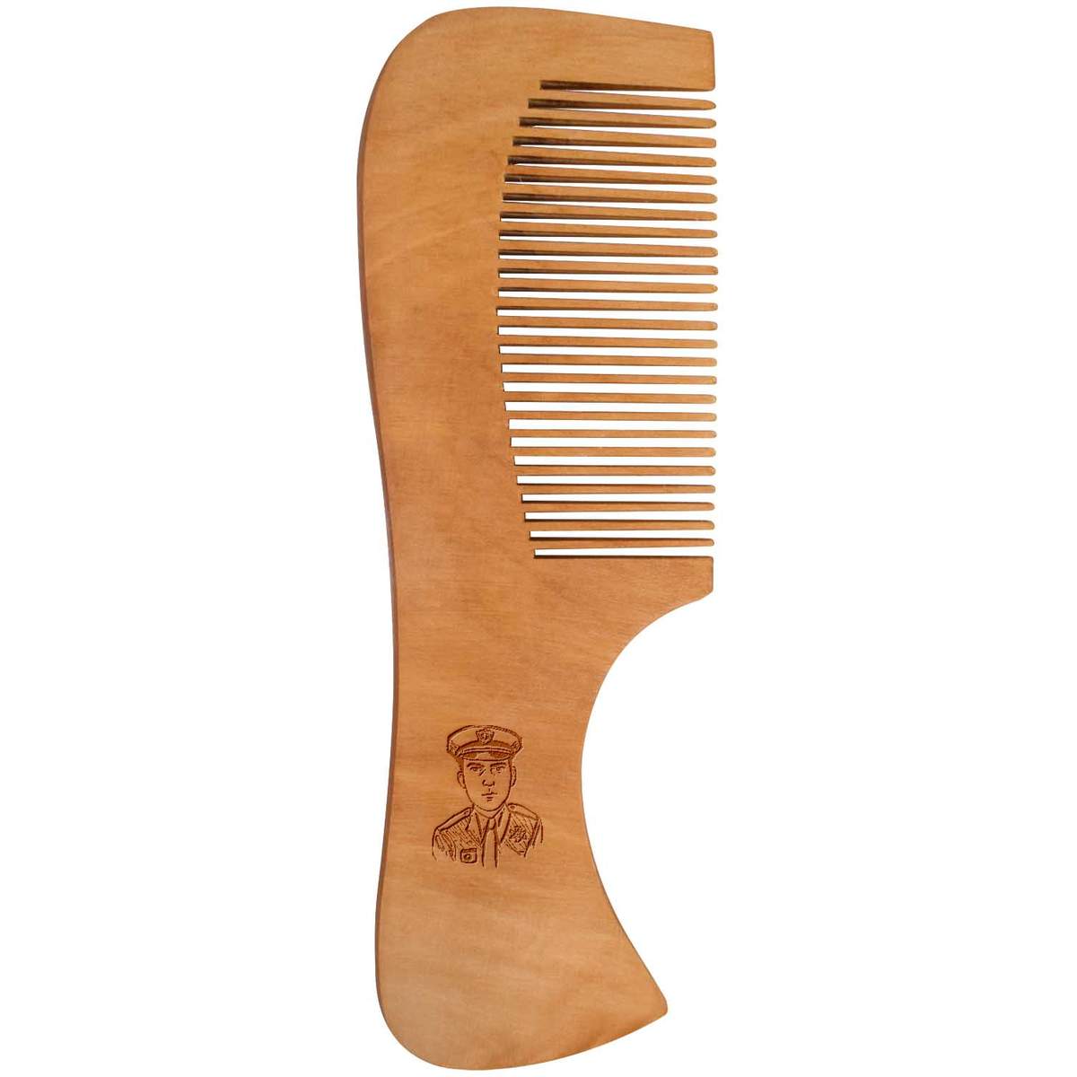 'Police Officer' Wooden Comb (HA00051241)