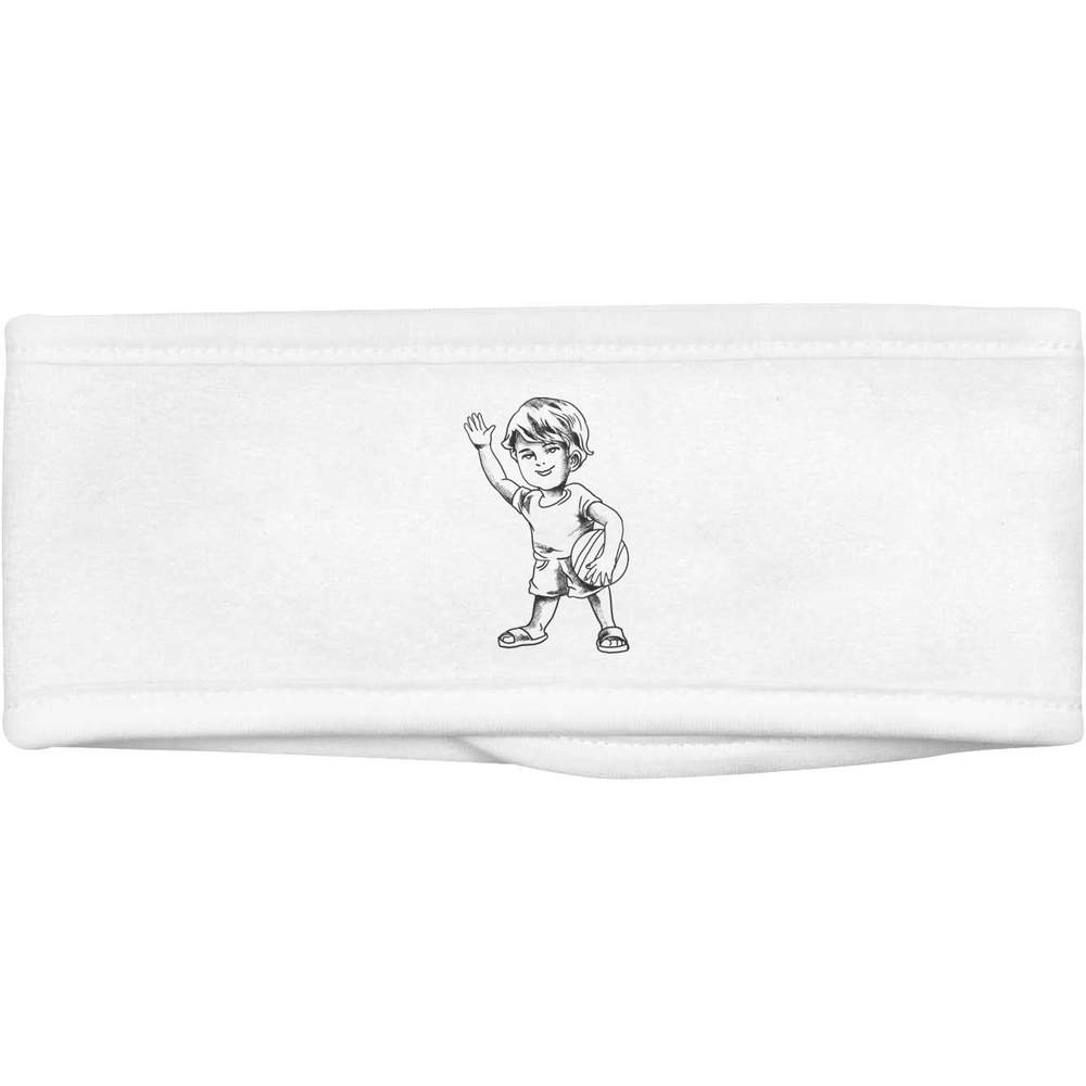 'A boy with a ball' Beauty Head Band / Hair Band (HB00025237)