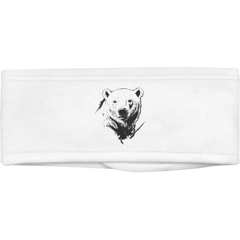 'Polar Bear Portrait' Beauty Head Band / Hair Band (HB00036464)