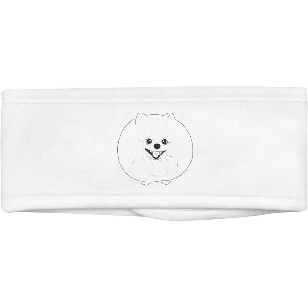 'Happy Round Pomeranian Dog' Beauty Head Band / Hair Band (HB00039099)