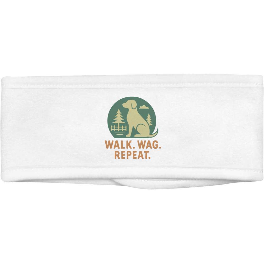 'Walk Wag Repeat Dog' Beauty Head Band / Hair Band (HB00040081)