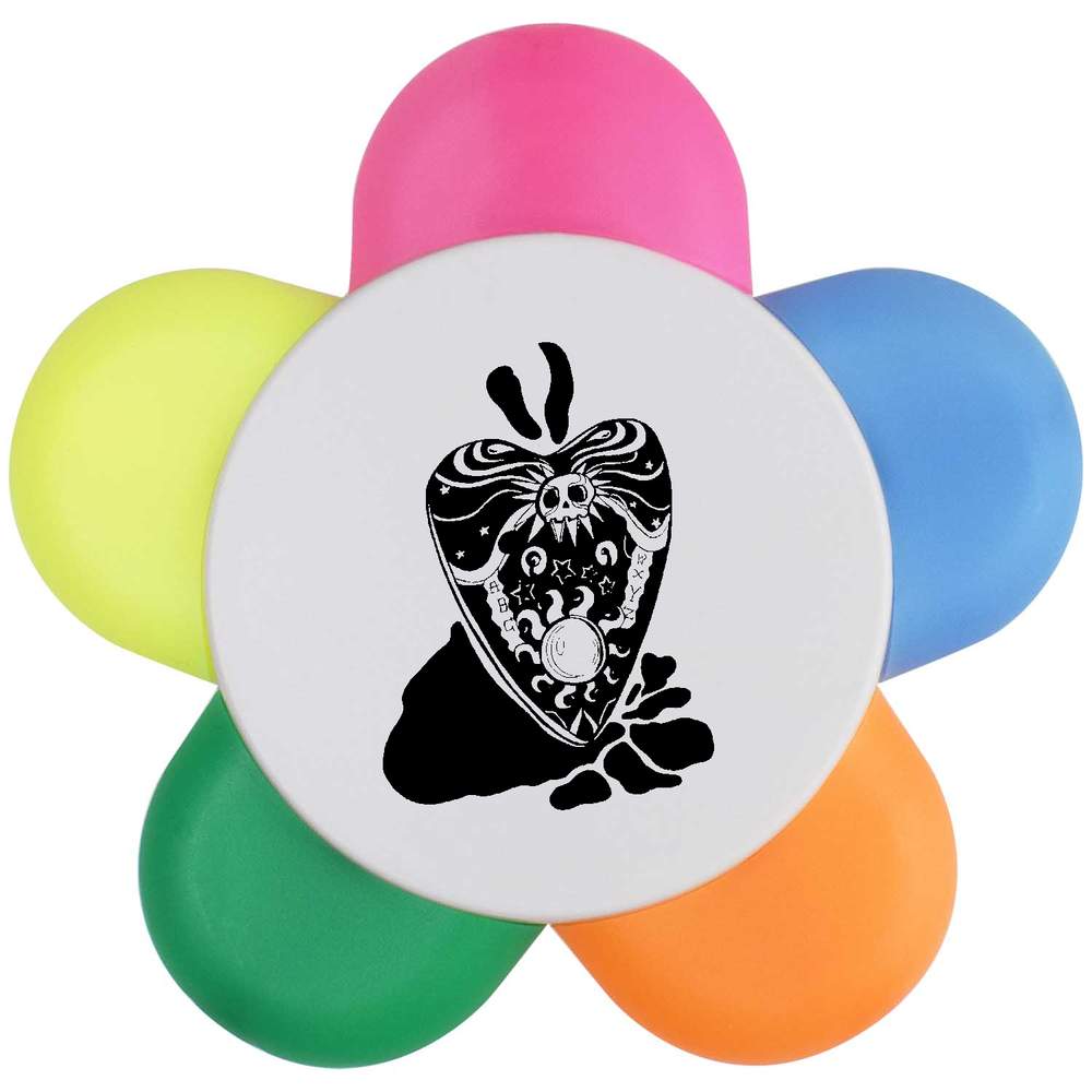 'Ouija Palette' Flower Shape Highlighter Pen (HL00006435)