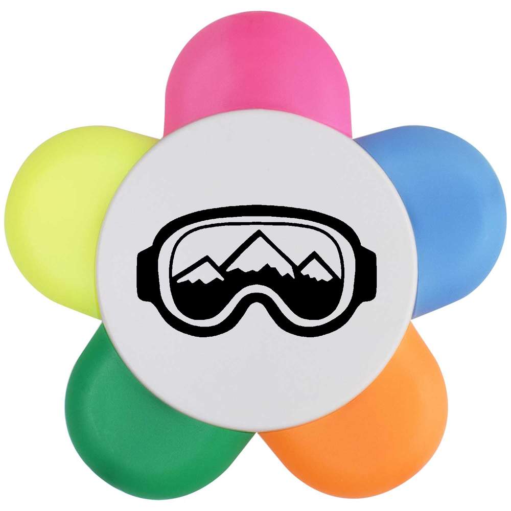 'Ski Goggles' Flower Shape Highlighter Pen (HL00007826)