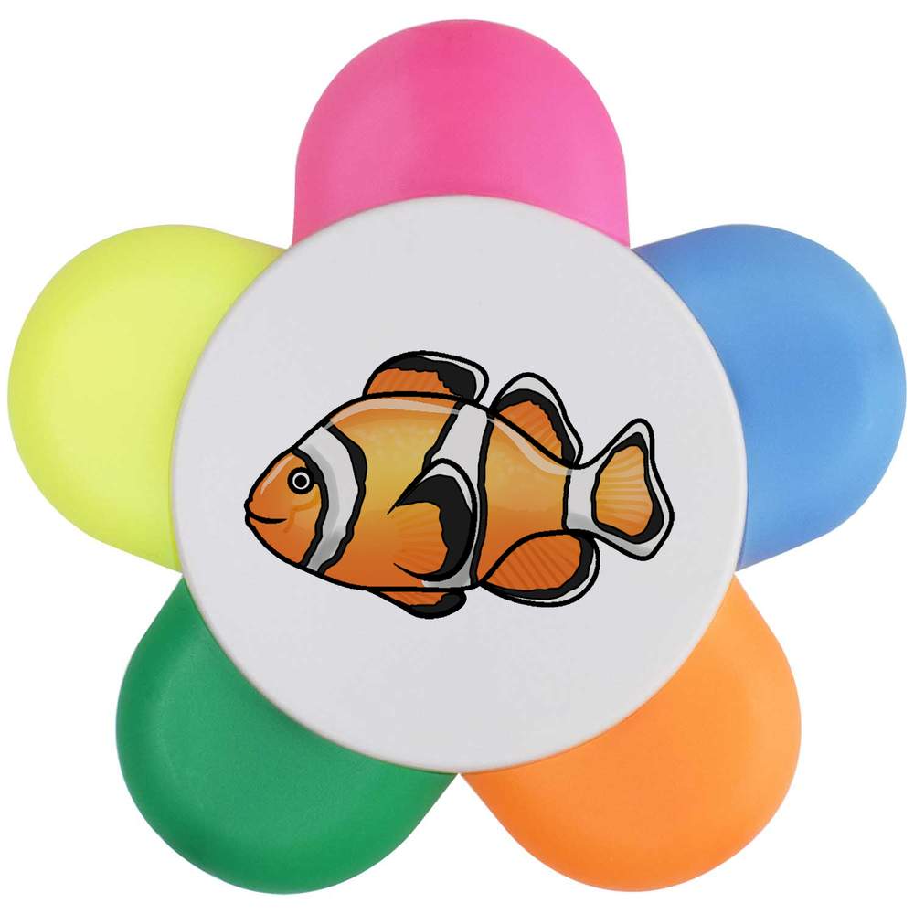 'Clown Fish' Flower Shape Highlighter Pen (HL00011637)