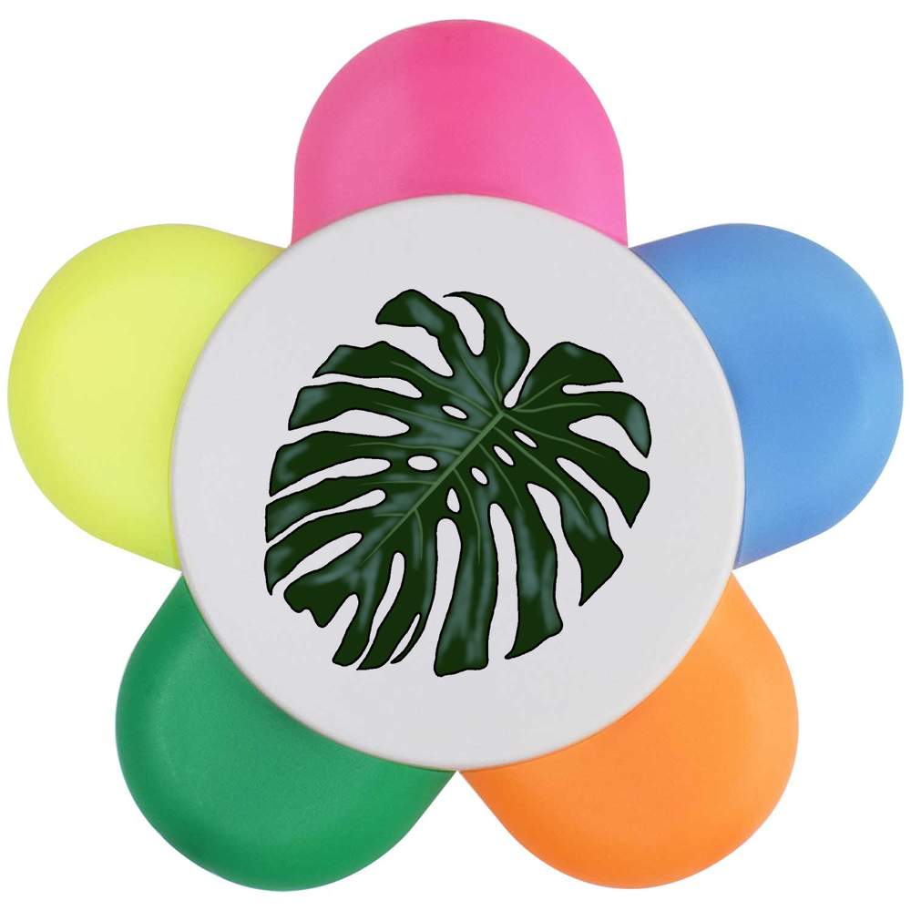 'Tropical Leaf' Flower Shape Highlighter Pen (HL00013504)