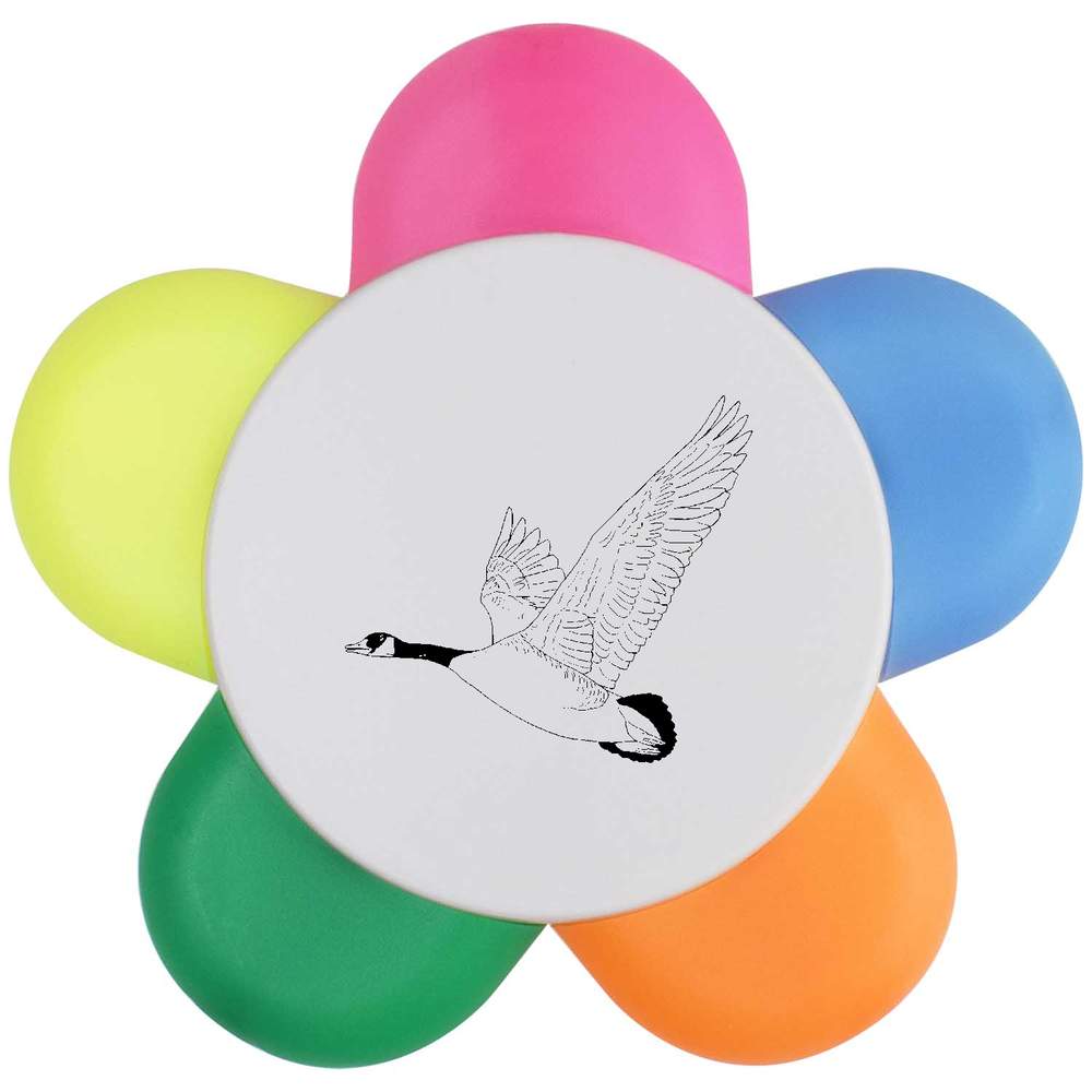 'Flying Goose' Flower Shape Highlighter Pen (HL00016622)