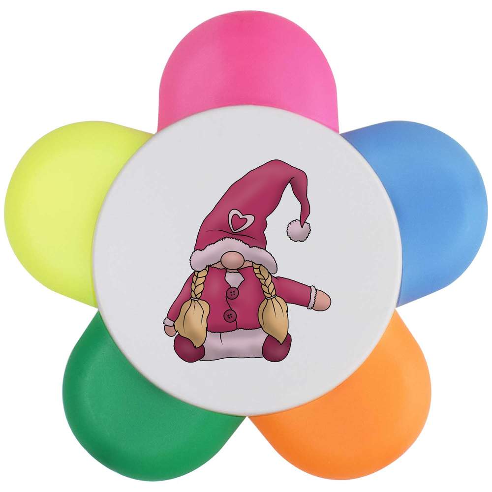 'Girl Gonk' Flower Shape Highlighter Pen (HL00023710)