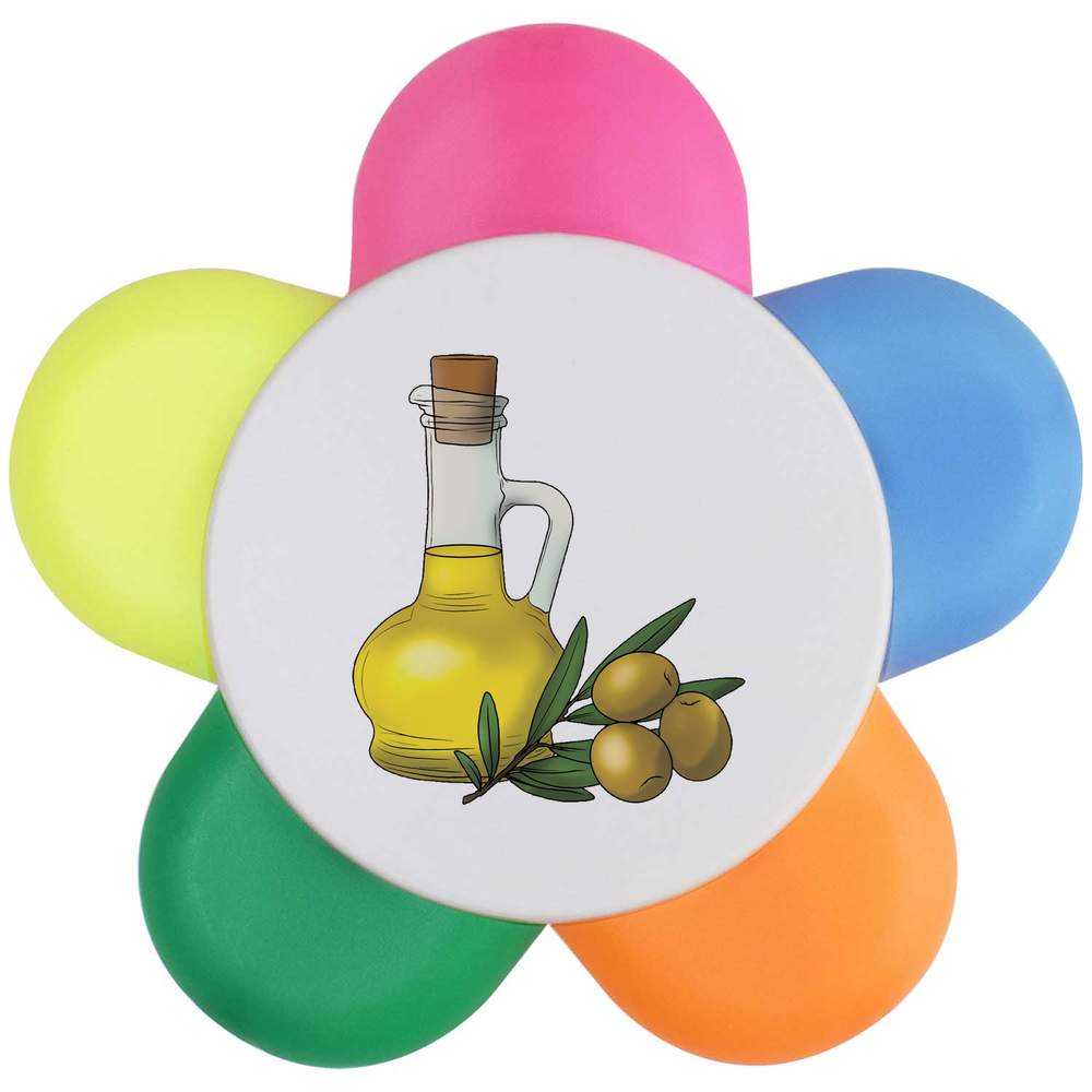 'Olive Oil' Flower Shape Highlighter Pen (HL00027301)
