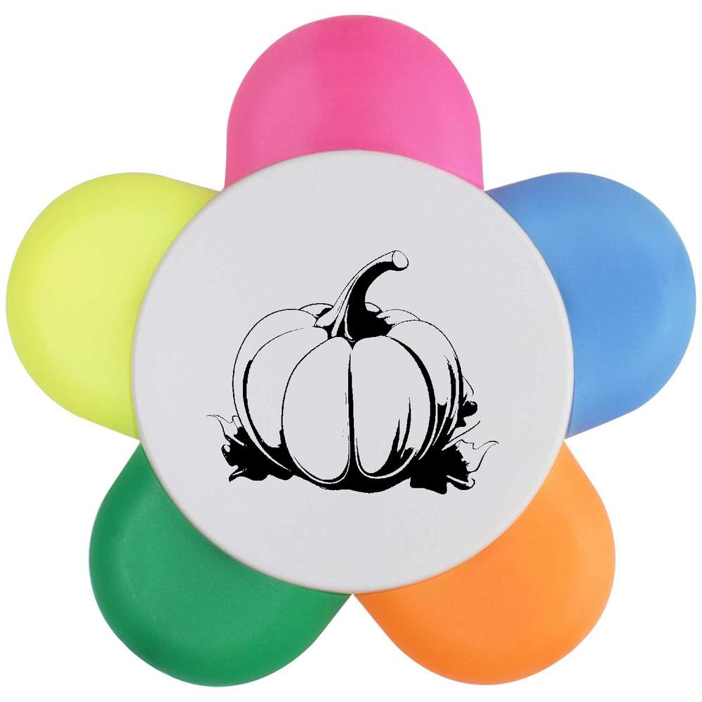 'pumpkin' Flower Shape Highlighter Pen (HL00028251)