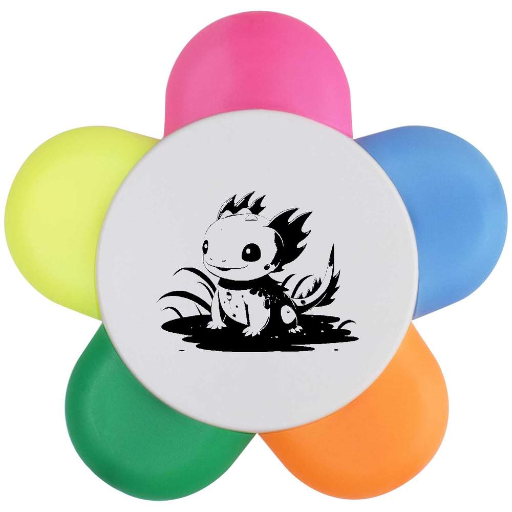 'axolotl' Flower Shape Highlighter Pen (HL00028809)