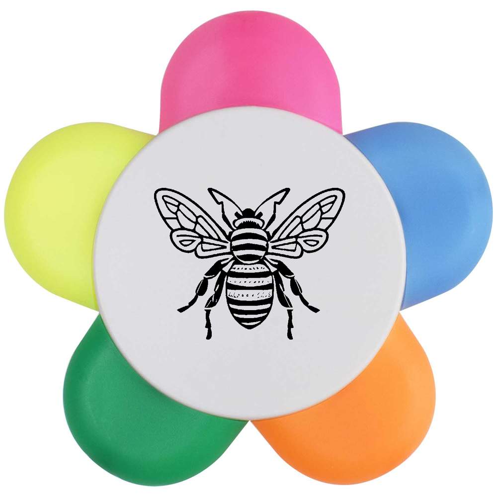 'Worker Bee' Flower Shape Highlighter Pen (HL00029884)