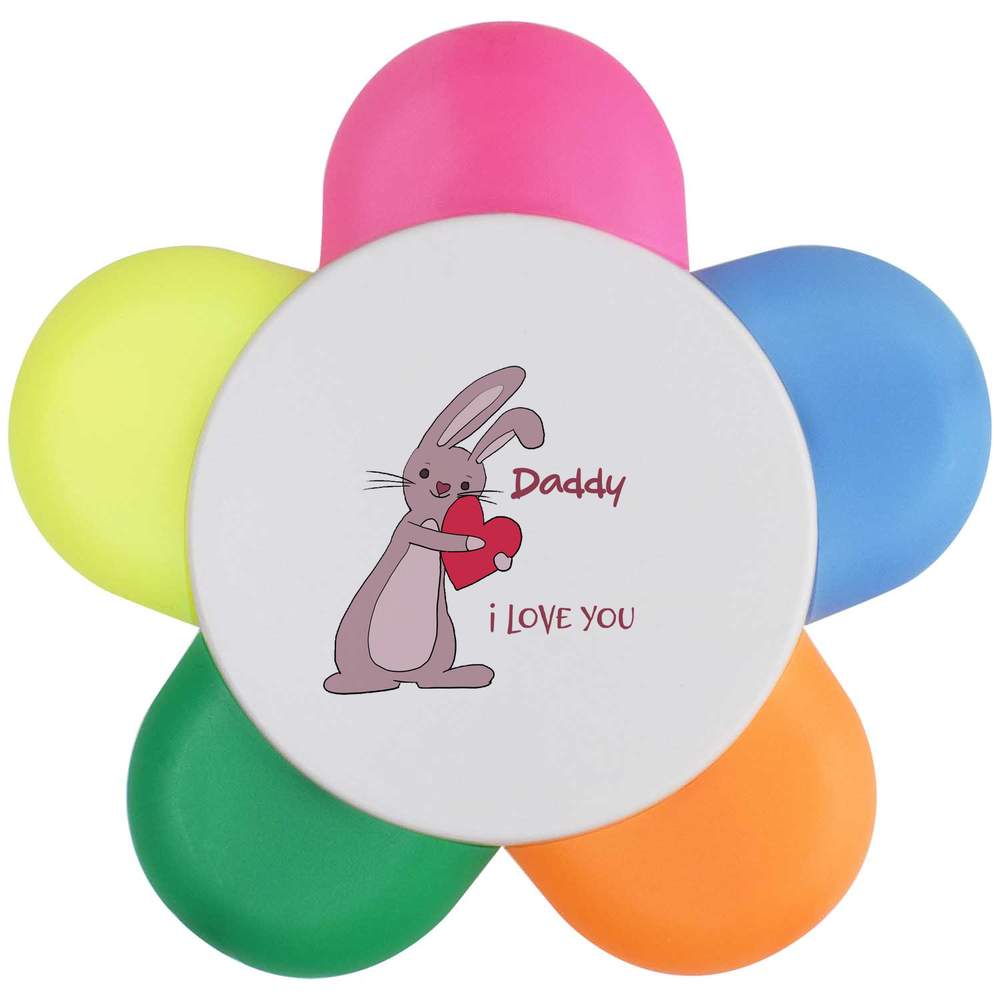 'Daddy I Love You' Flower Shape Highlighter Pen (HL00032207)