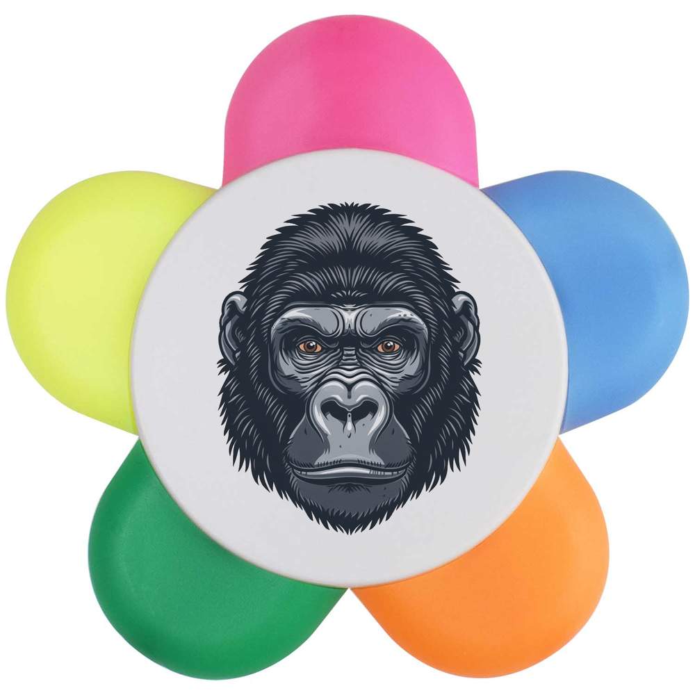 'Gorilla Head' Flower Shape Highlighter Pen (HL00034483)