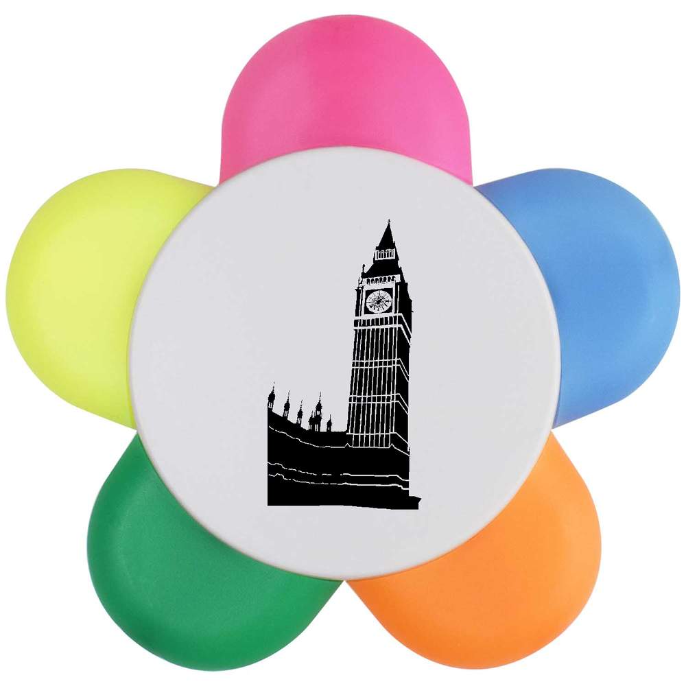 'Big Ben Clock' Flower Shape Highlighter Pen (HL00035659)