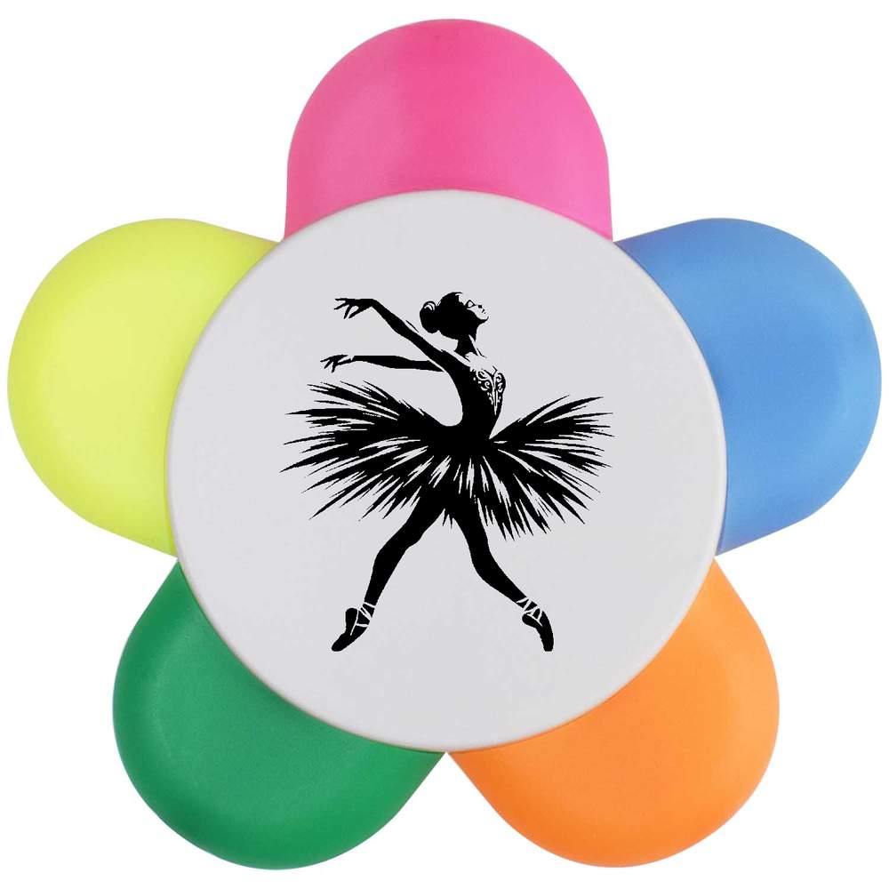 'Ballet Dancer' Flower Shape Highlighter Pen (HL00037446)