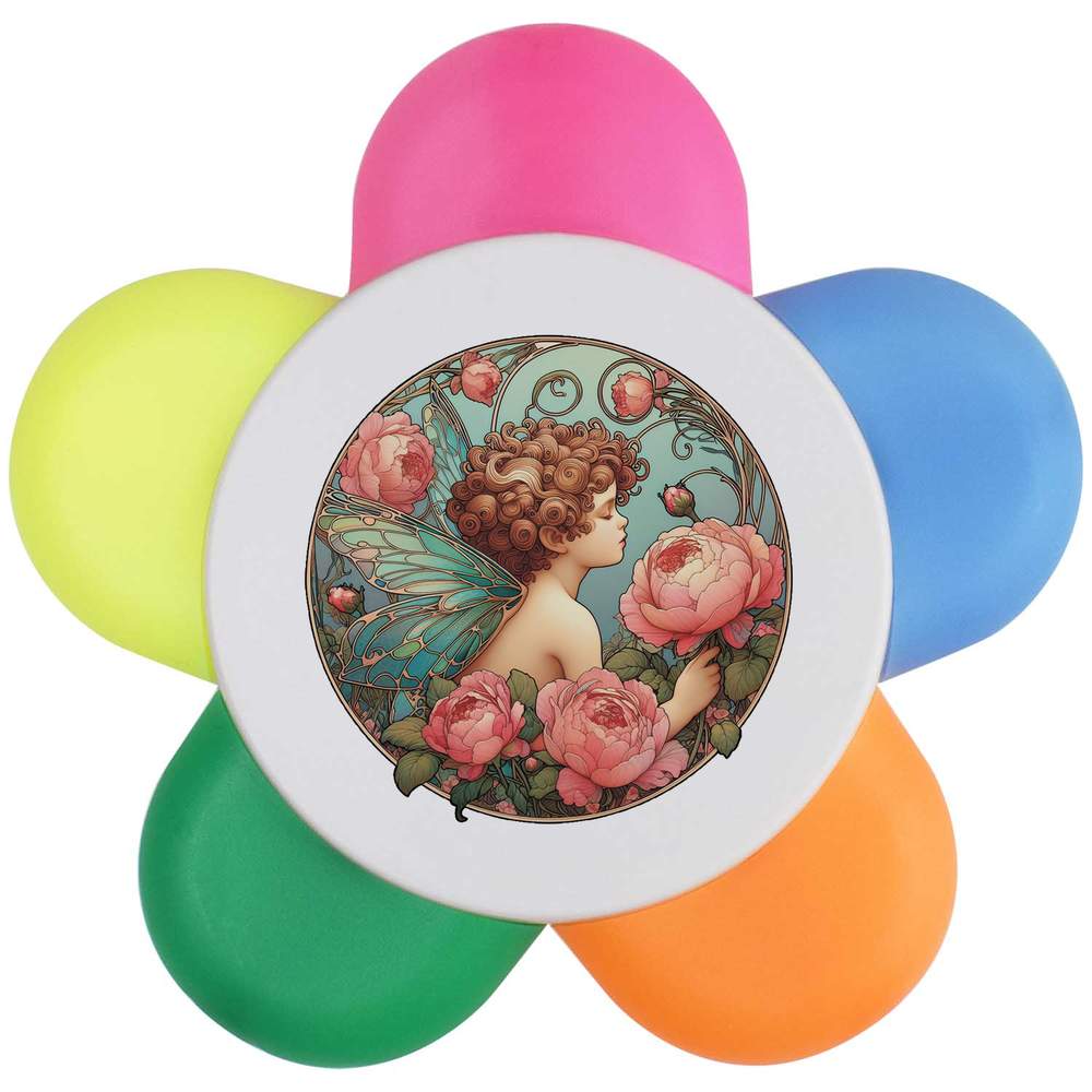 'Rose Garden Fairy' Flower Shape Highlighter Pen (HL00040237)