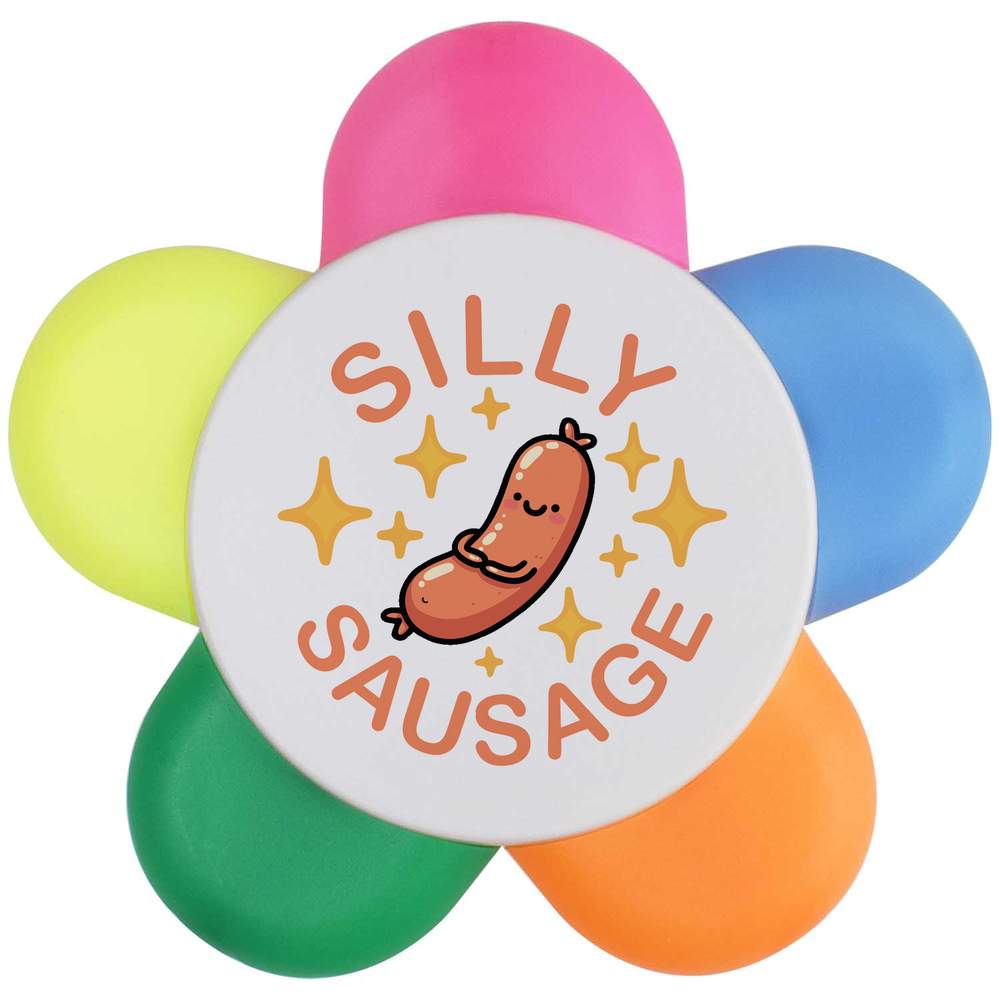 'Silly Sausage' Flower Shape Highlighter Pen (HL00041948)