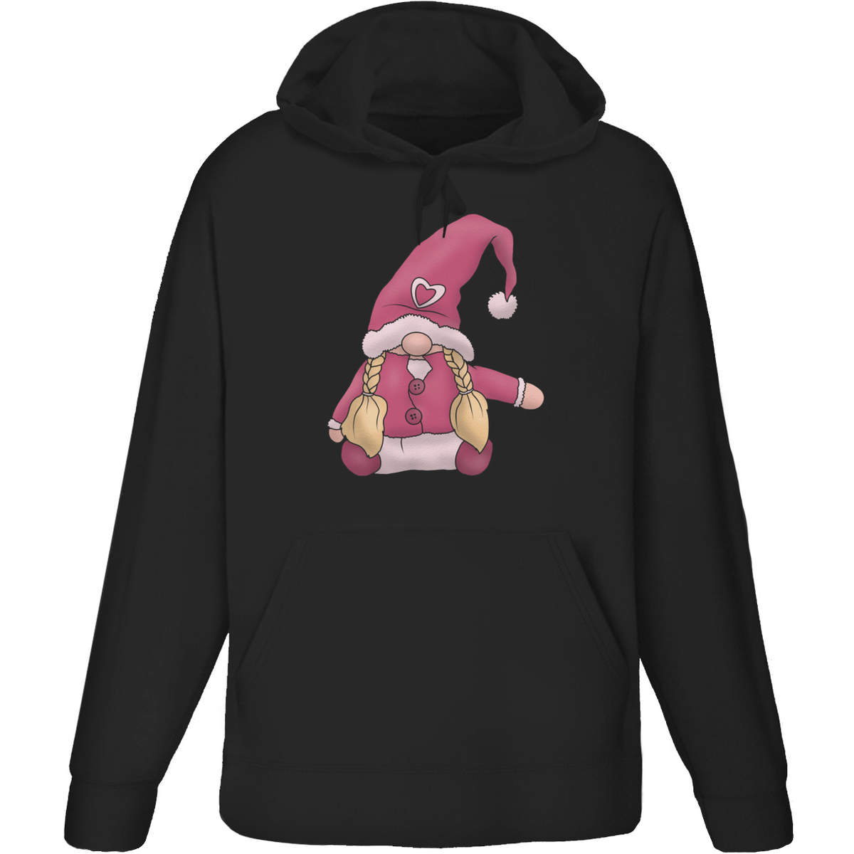 Medium 'Girl Gonk' Adult Hoodie / Hooded Sweater / Jumper (Black) (HO00208378)