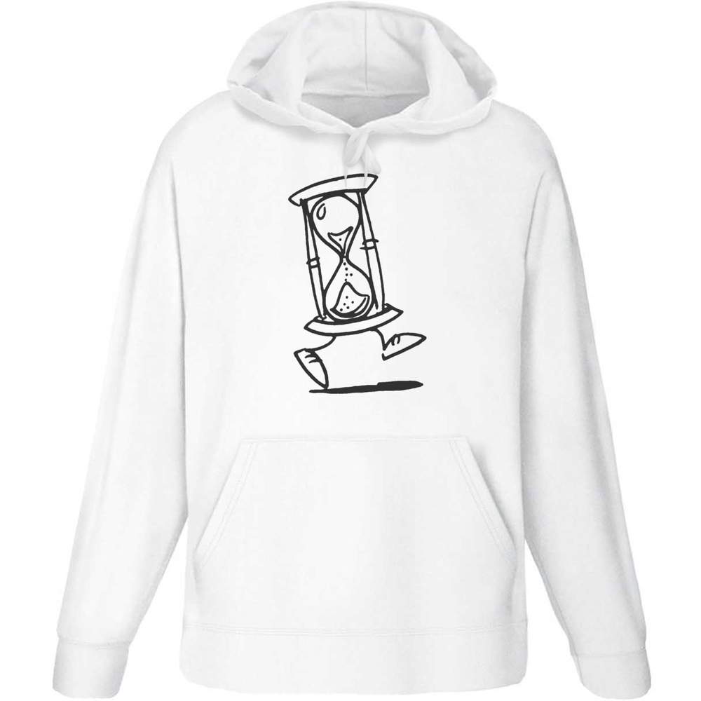 'Walking Hourglass' Adult Hoodie / Hooded Sweater (HO025370)