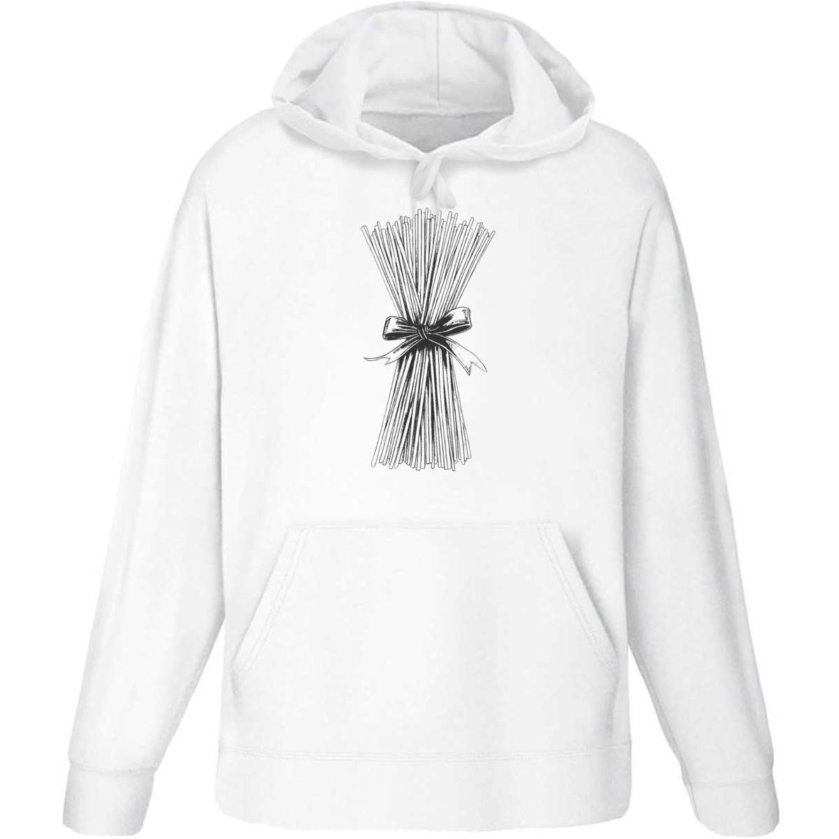'Spaghetti Pasta with Ribbon' Adult Hoodie / Hooded Sweater (HO052766)