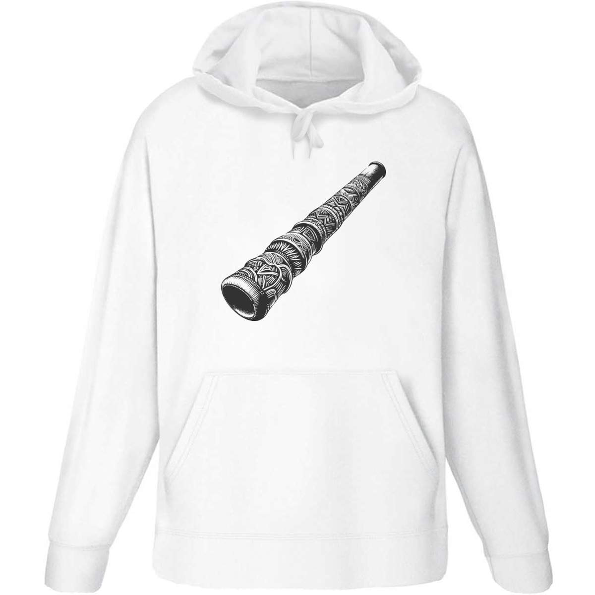 'Carved Didgeridoo' Adult Hoodie / Hooded Sweater (HO053687)
