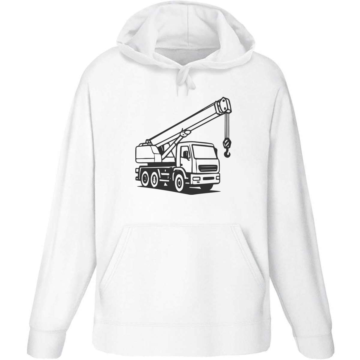 'Crane Vehicle' Adult Hoodie / Hooded Sweater (HO056576)