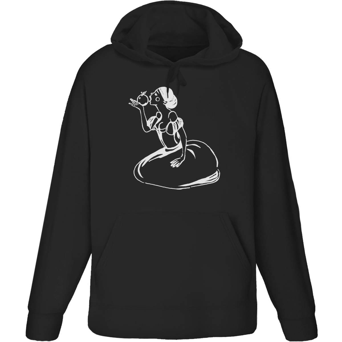 Small 'Snow White' Adult Hoodie / Hooded Sweater / Jumper (Black) (HO00117579)