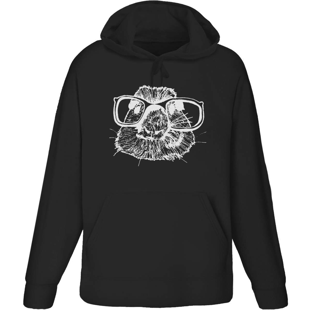 'Mole With Glasses' Adult Hoodie / Hooded Sweater (HO002382)