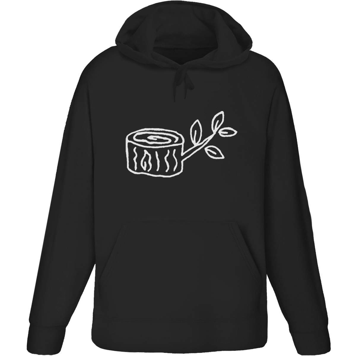 'Tree Stump' Adult Hoodie / Hooded Sweater (HO010853)