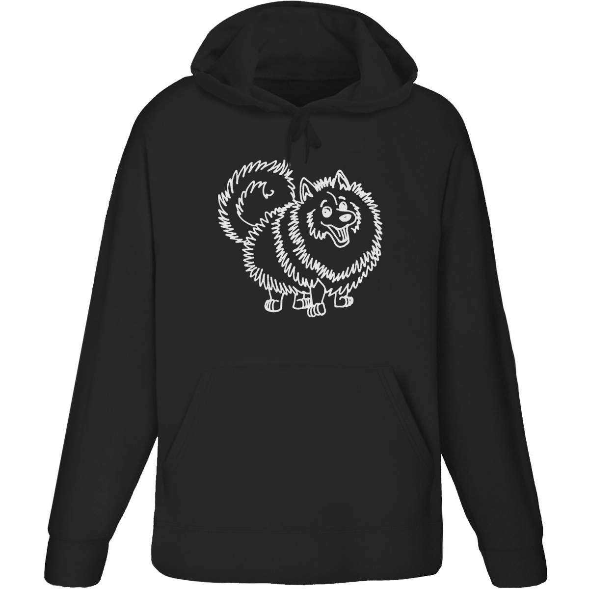 'Pomeranian Dog' Adult Hoodie / Hooded Sweater (HO012677)