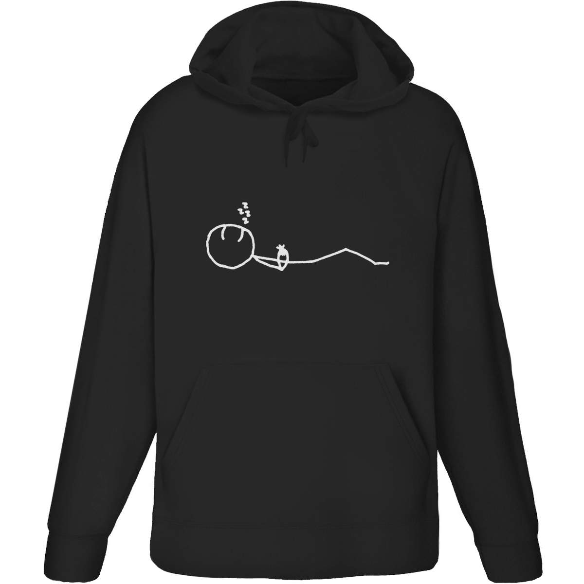 'Sleeping Stickman' Adult Hoodie / Hooded Sweater (HO016331)