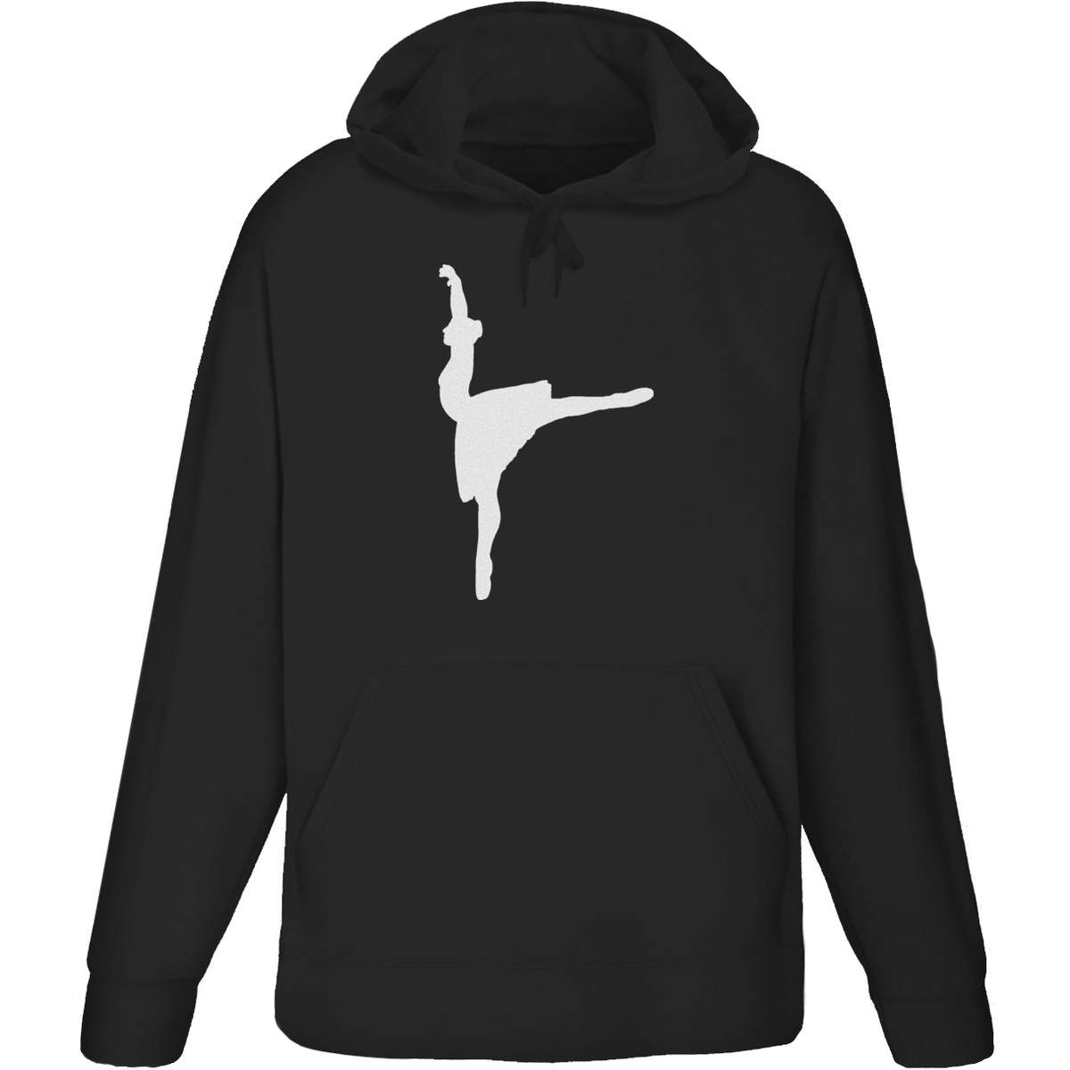 'Ballet Silhouette' Adult Hoodie / Hooded Sweater (HO016337)