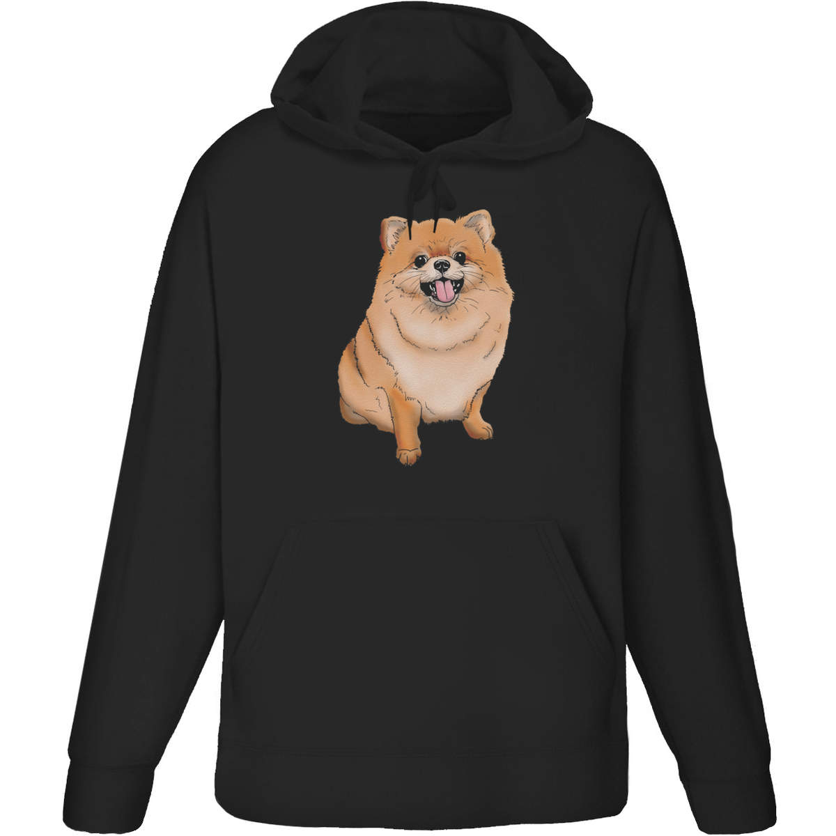 'Pomeranian Dog' Adult Hoodie / Hooded Sweater (HO028723)