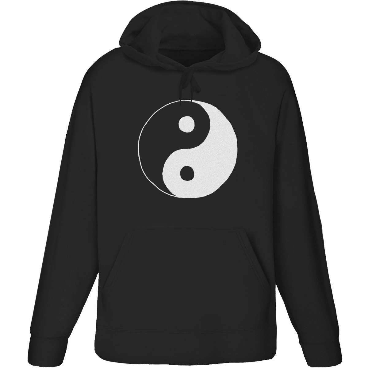 'Yin & Yang Symbol' Adult Hoodie / Hooded Sweater (HO029531)