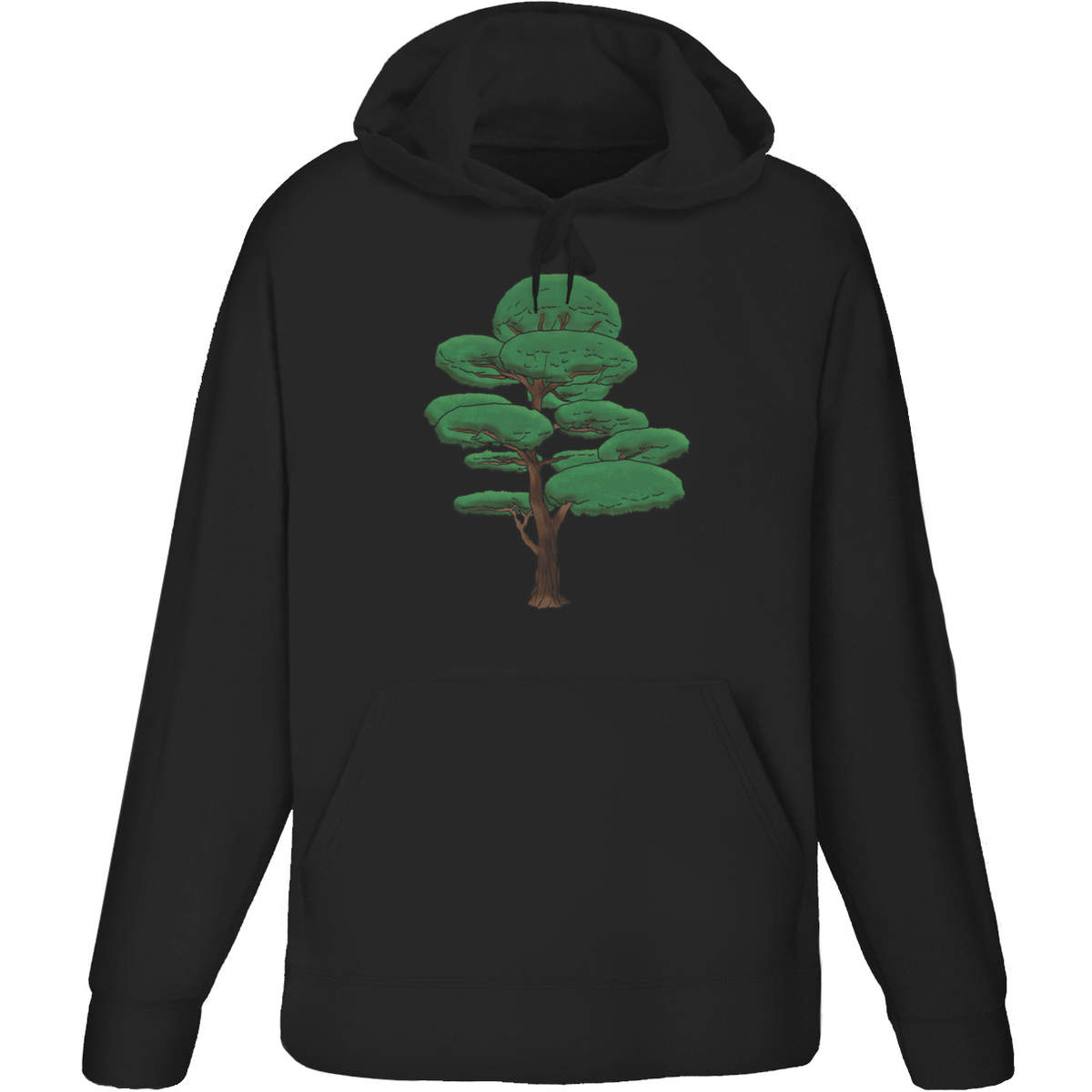 'Bonsai Tree' Adult Hoodie / Hooded Sweater (HO030486)