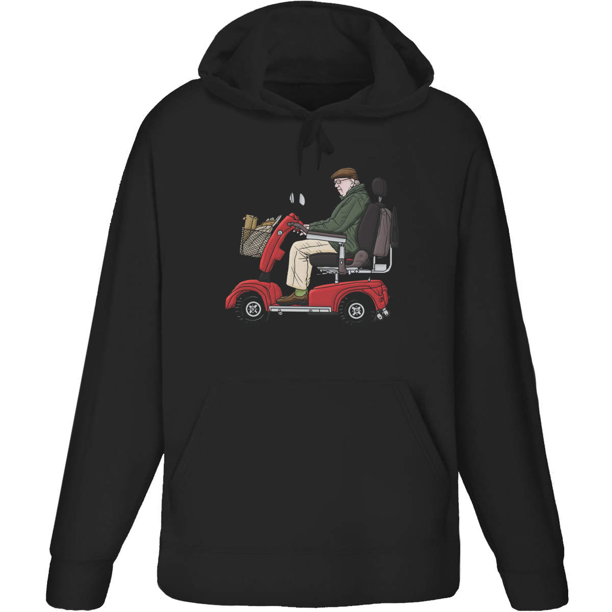 'Mobility Scooter Man' Adult Hoodie / Hooded Sweater (HO030521)