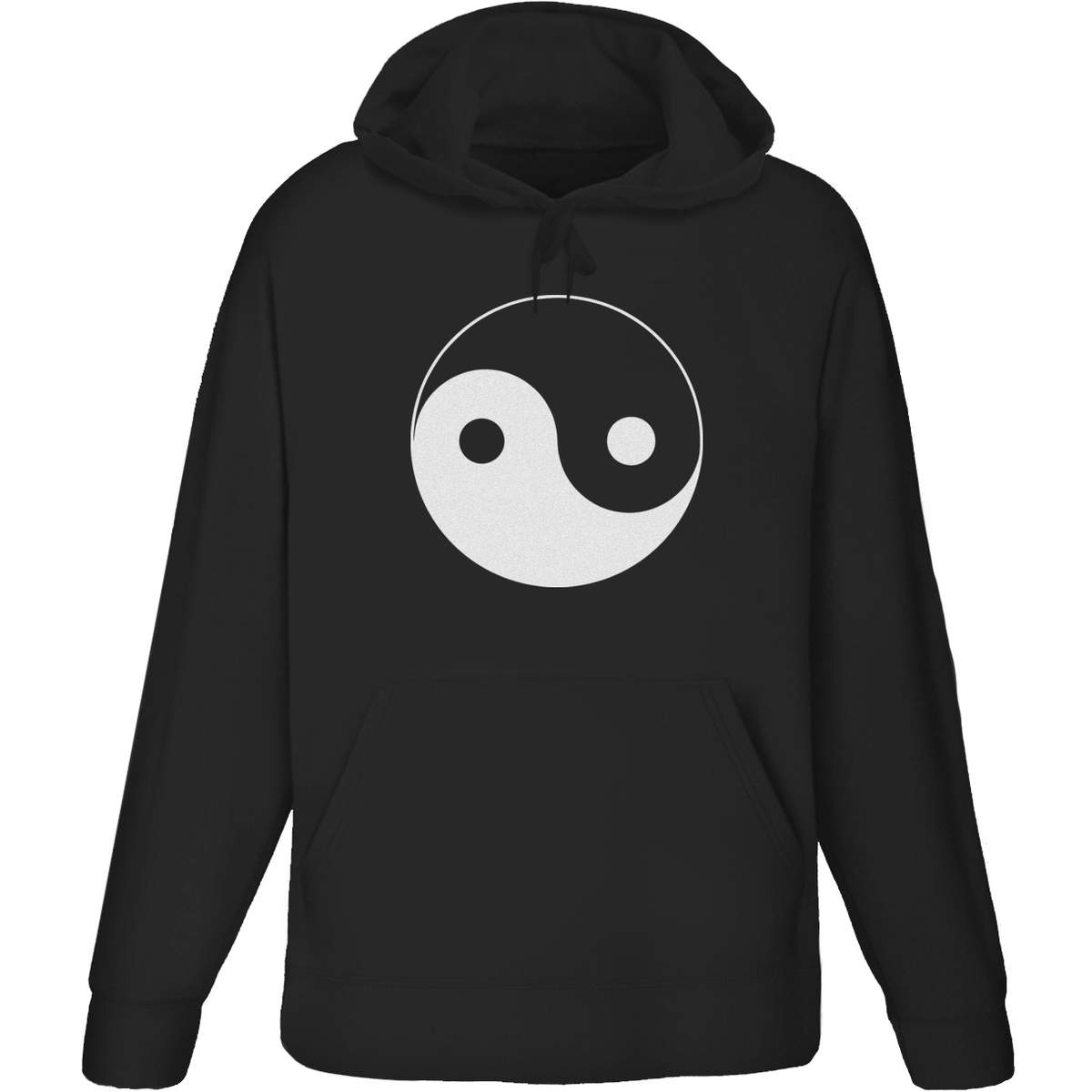 'Yin Yang Symbol Traditional' Adult Hoodie / Hooded Sweater (HO045327)