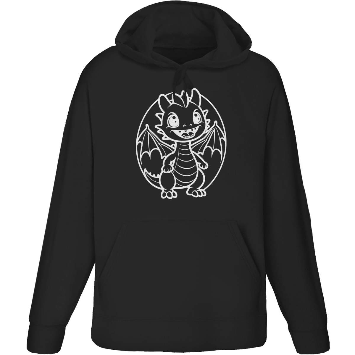 'Cute Dragon' Adult Hoodie / Hooded Sweater (HO050111)