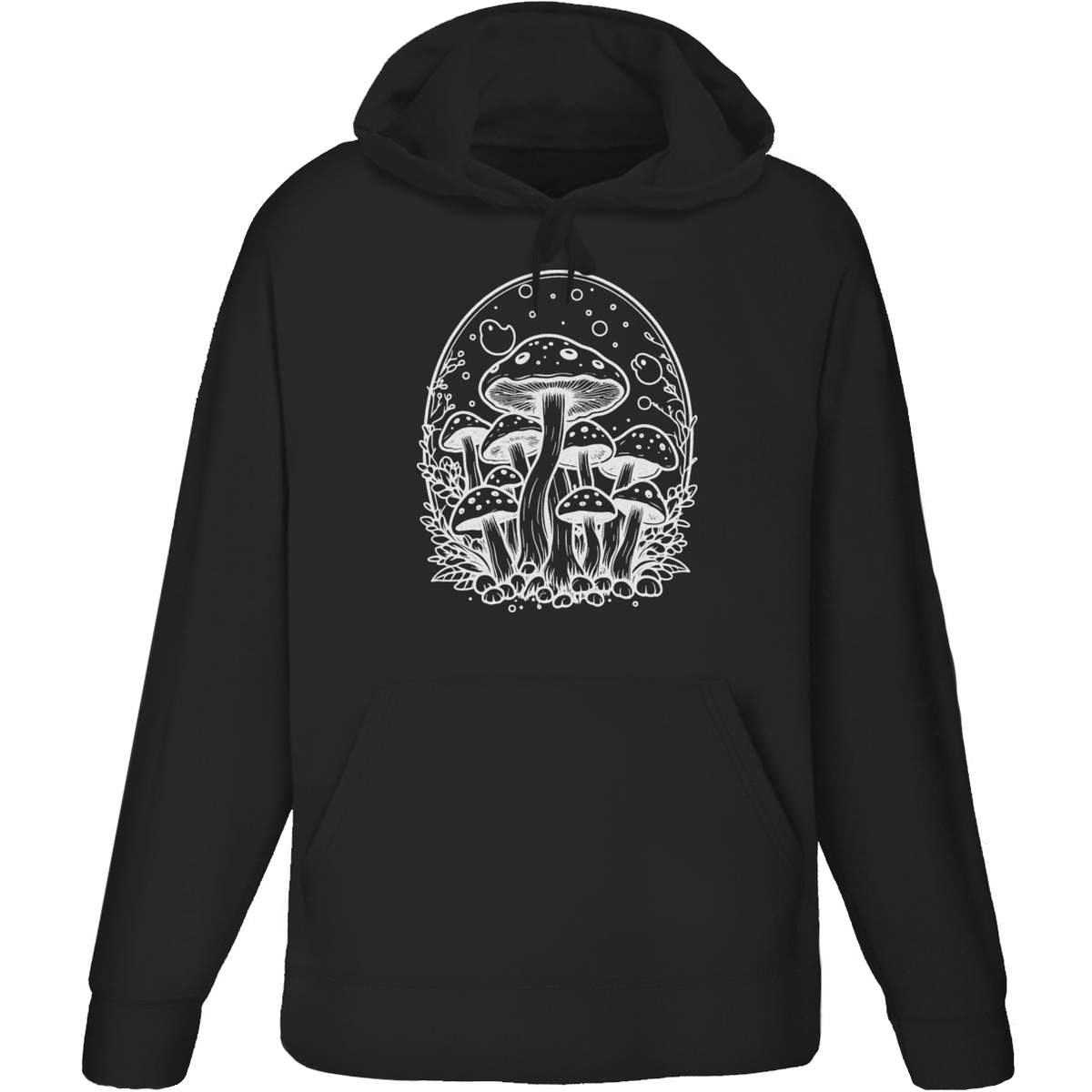 'Spooky Mushroom Patch' Adult Hoodie / Hooded Sweater (HO050161)