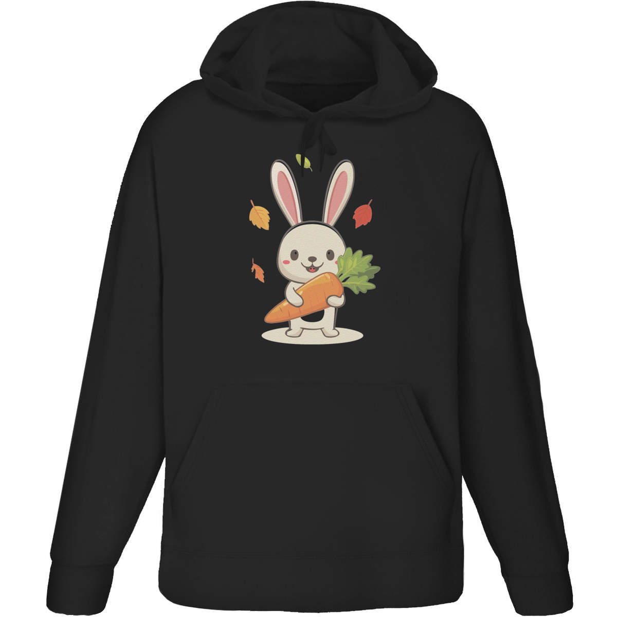 'Kawaii Bunny With Carrot ' Adult Hoodie / Hooded Sweater (HO050450)