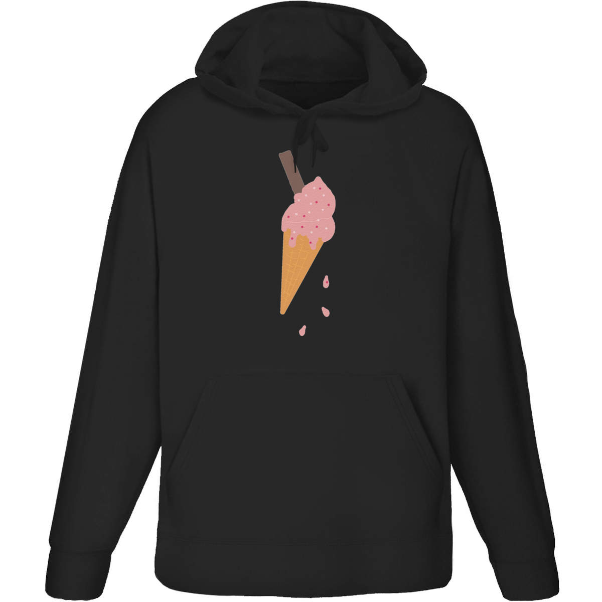 'Ice-cream With All The Trimmings' Adult Hoodie / Hooded Sweater (HO052123)